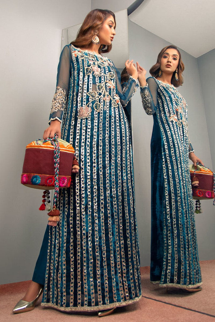 Nazor - Zeb & Zeeshan -  Velvet Suit - raniazara