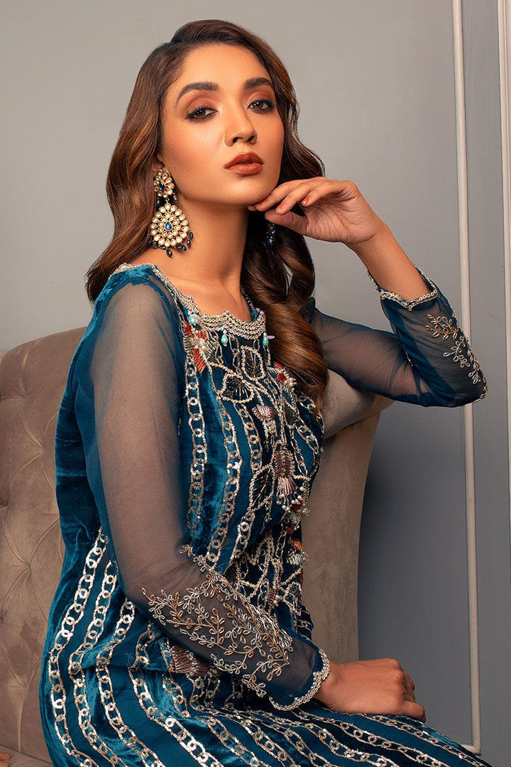 Nazor - Zeb & Zeeshan -  Velvet Suit - raniazara