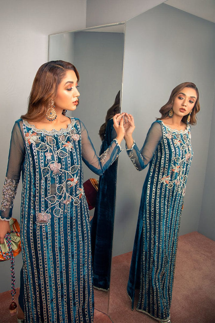Nazor - Zeb & Zeeshan -  Velvet Suit - raniazara
