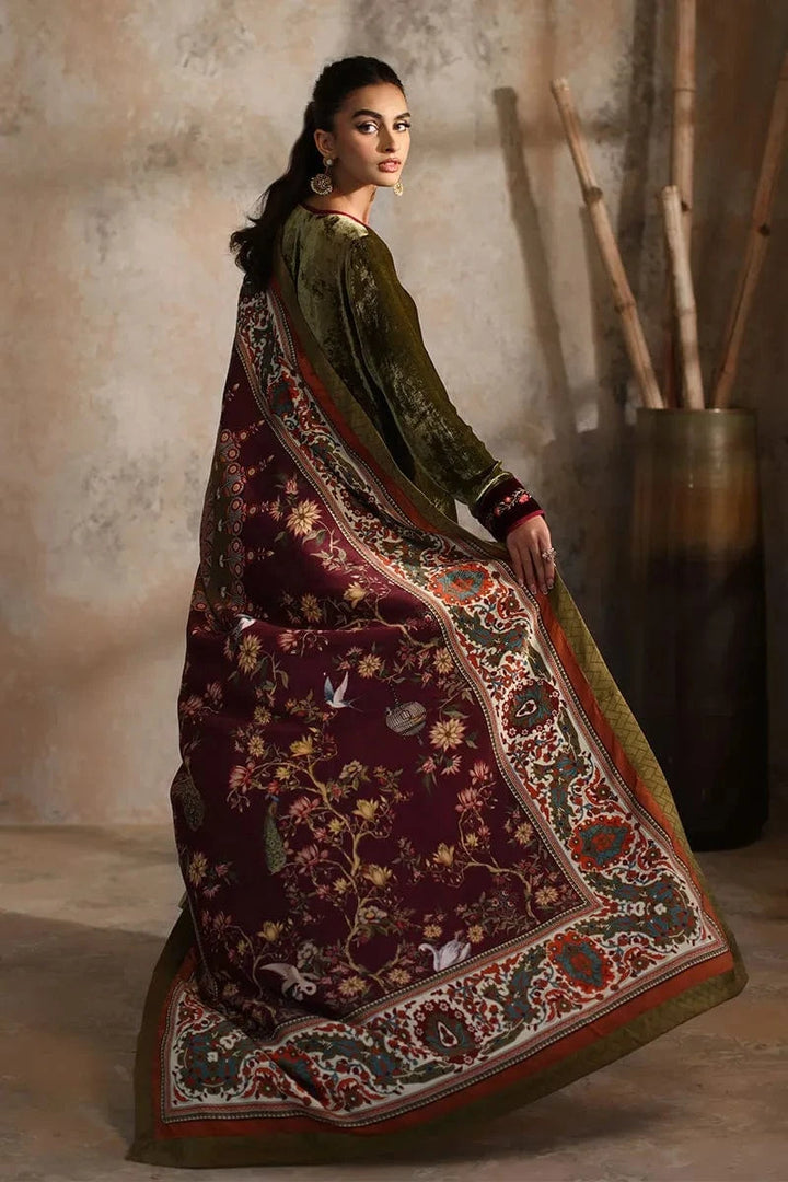 Isla-Shawl - Aisha Imran - Velvet shawl - raniazara