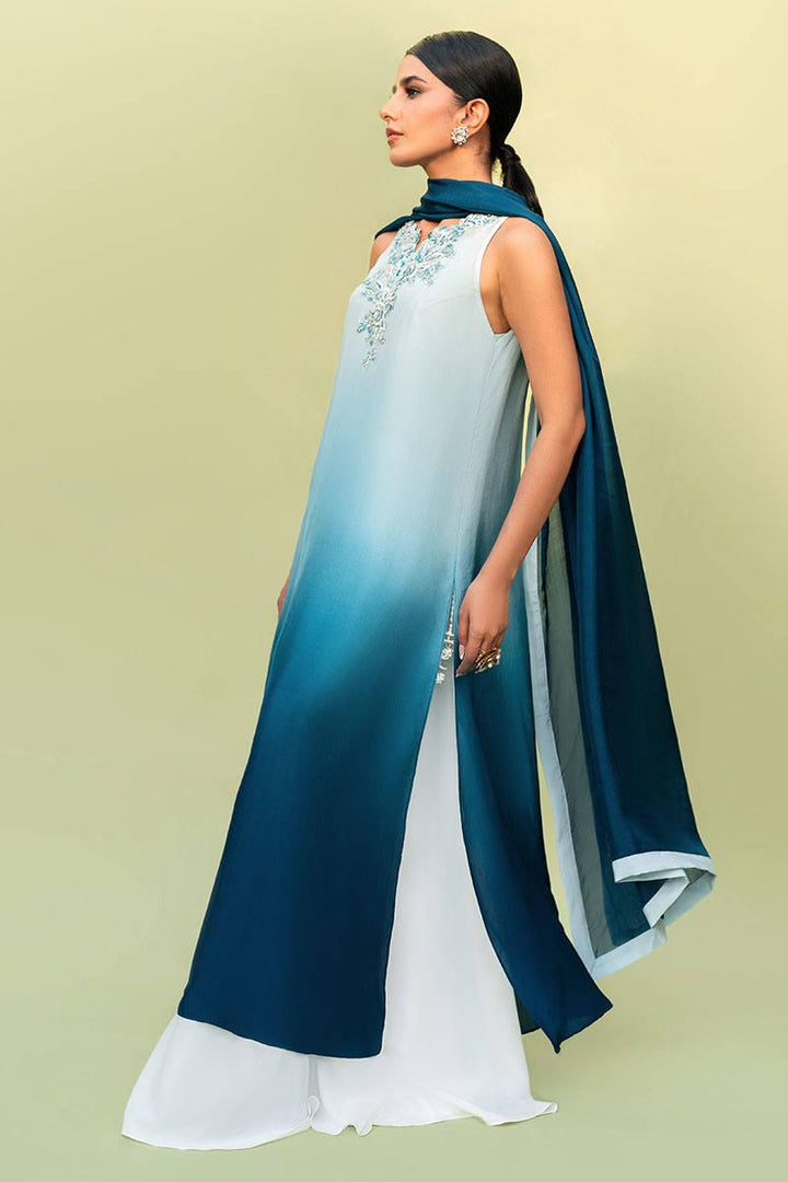 BLUE OMBRE - ZAINAB SALMAN - Casual Wear - raniazara