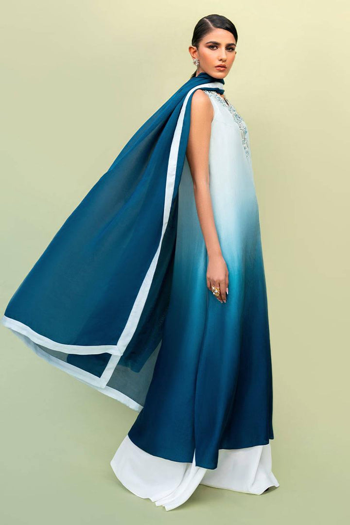 BLUE OMBRE - ZAINAB SALMAN - Casual Wear - raniazara