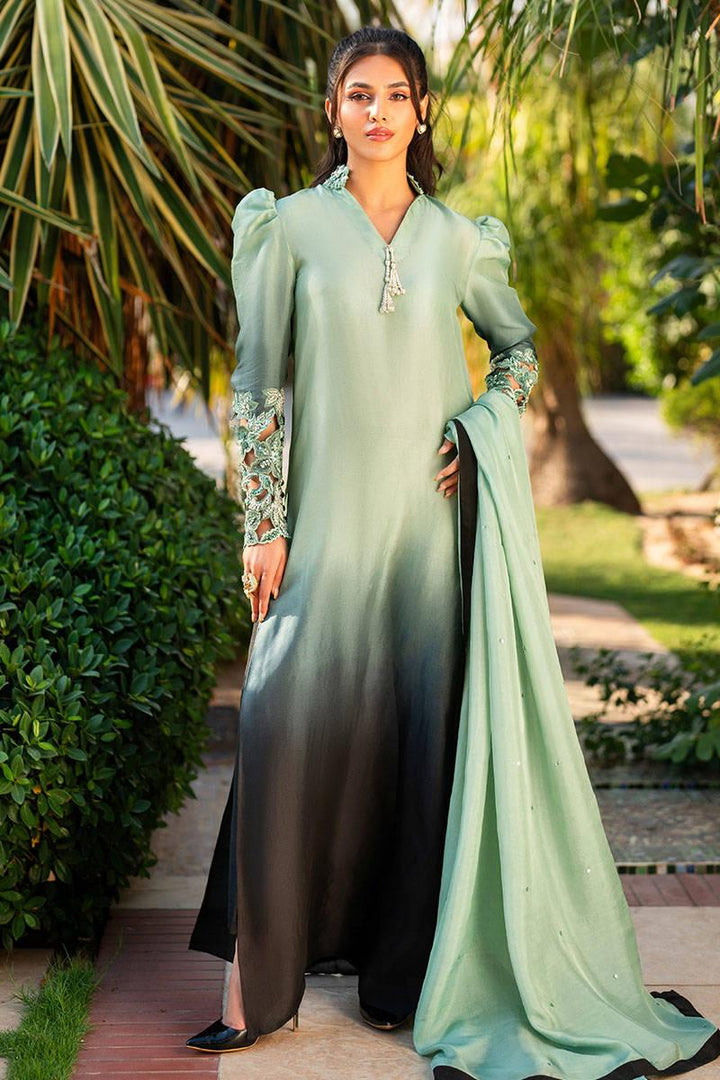 SAGE GREEN OMBRE - ZAINAB SALMAN - Casual Wear - raniazara