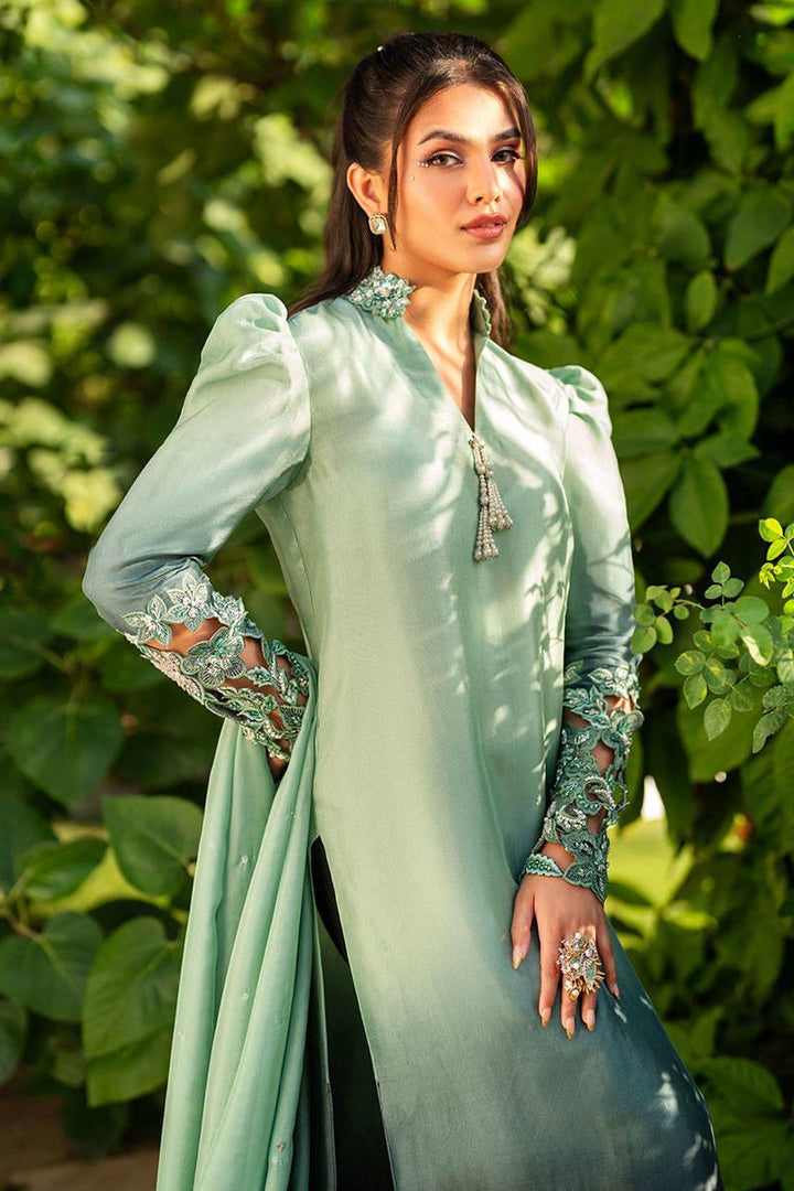 SAGE GREEN OMBRE - ZAINAB SALMAN - Casual Wear - raniazara