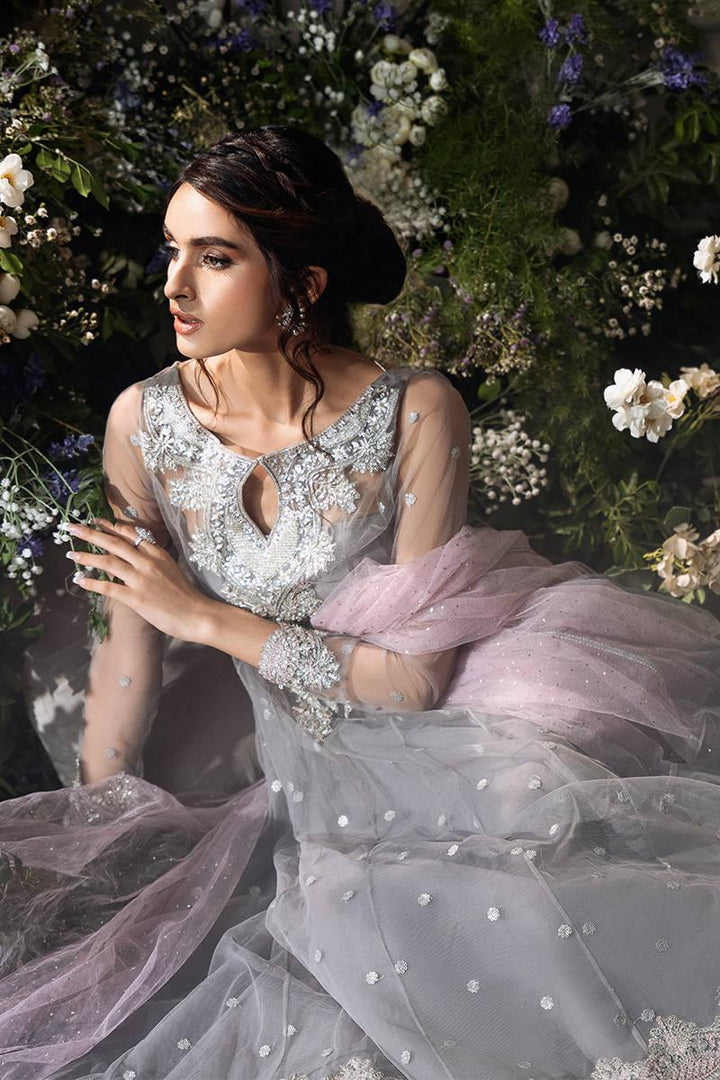 MYSTIC GREY - Zainab Salman - Party Wear Dress - raniazara