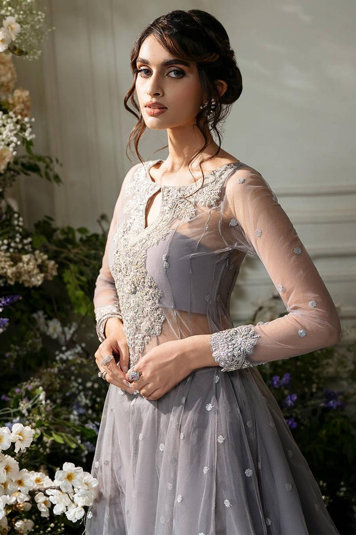 MYSTIC GREY - Zainab Salman - Party Wear Dress - raniazara
