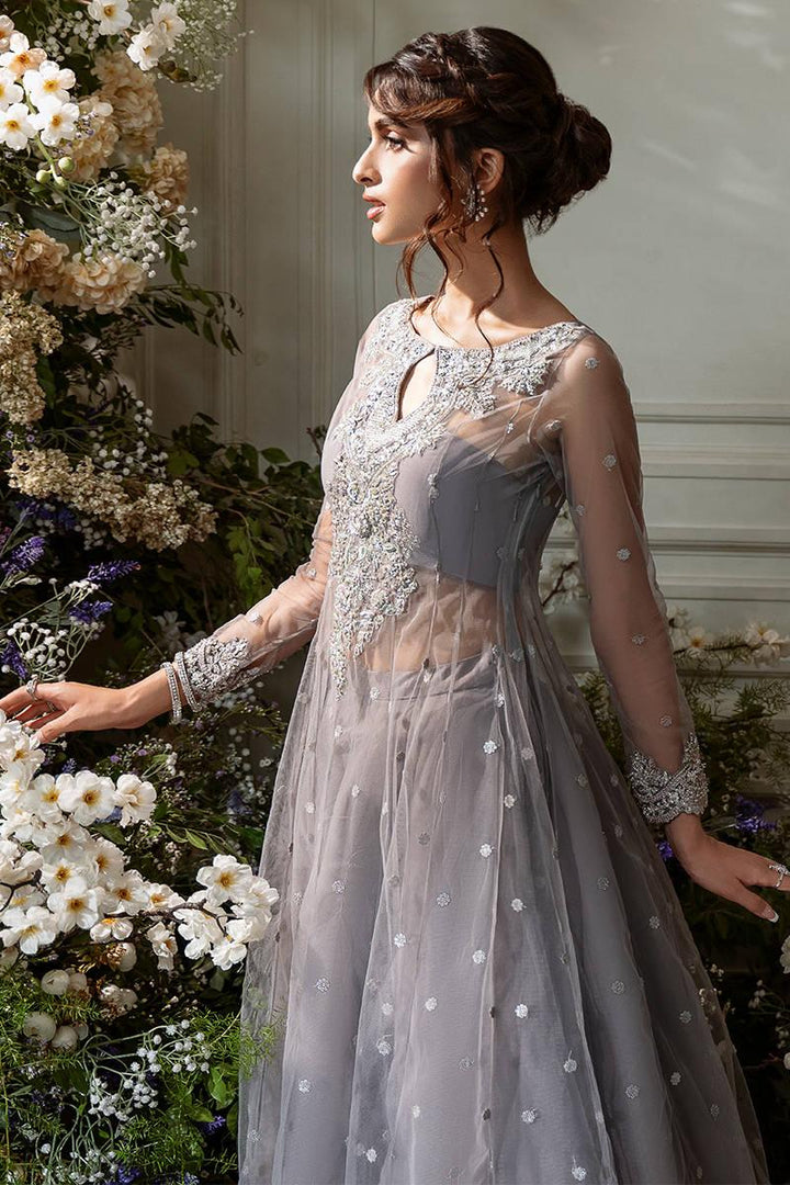 MYSTIC GREY - Zainab Salman - Party Wear Dress - raniazara