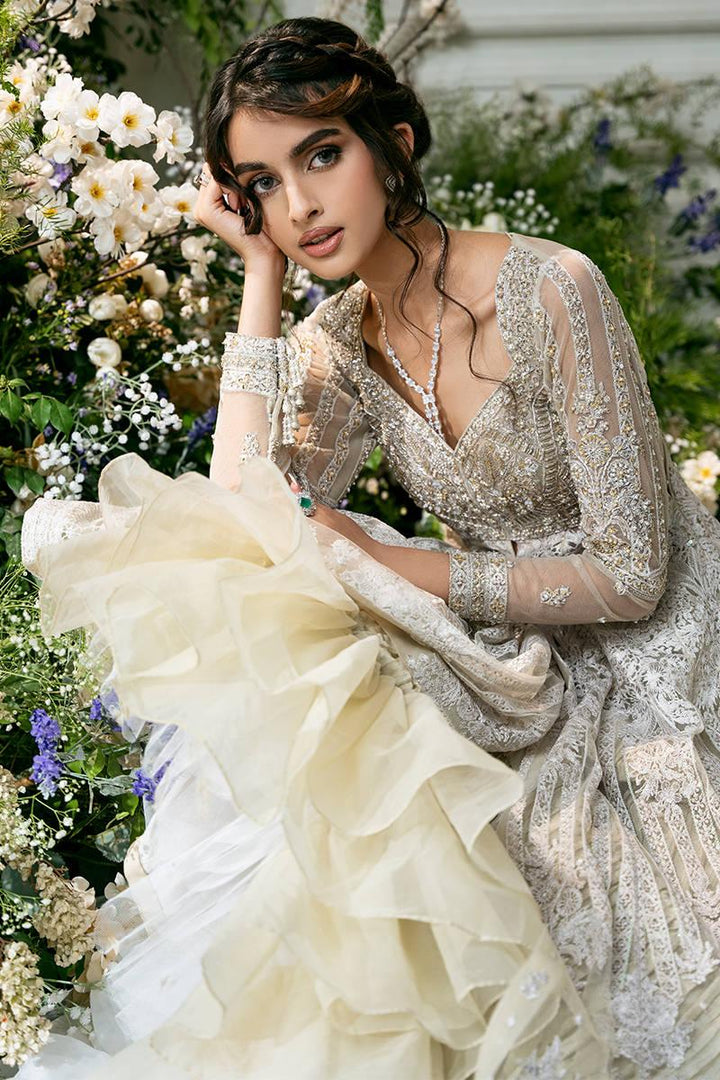 GREY RANIA -  Zainab Salman - Party Wear Dress - raniazara