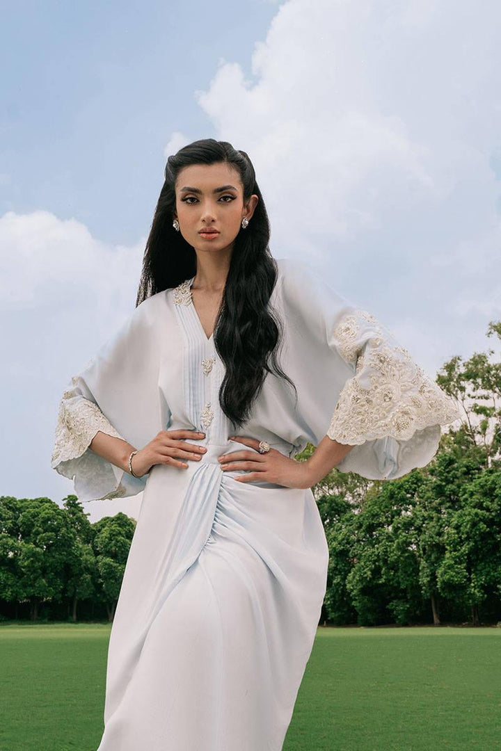 Frosty Ice -  ZAINAB SALMAN - Kaftan Dress - raniazara