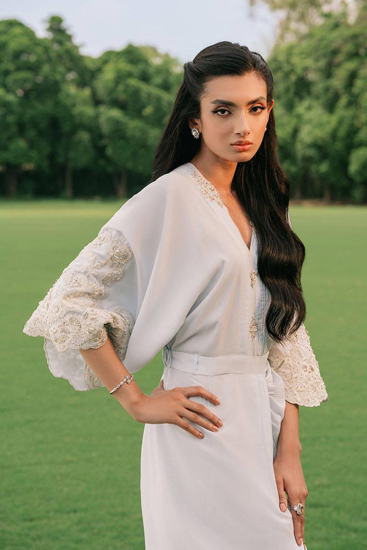 Frosty Ice -  ZAINAB SALMAN - Kaftan Dress - raniazara