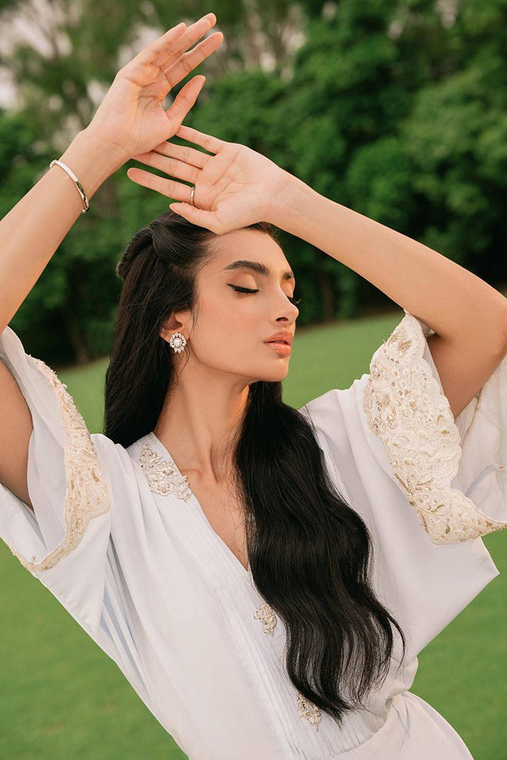 Frosty Ice -  ZAINAB SALMAN - Kaftan Dress - raniazara