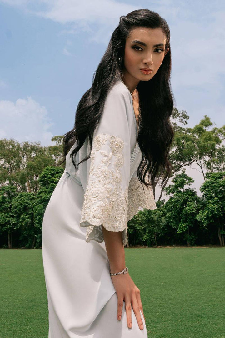 Frosty Ice -  ZAINAB SALMAN - Kaftan Dress - raniazara
