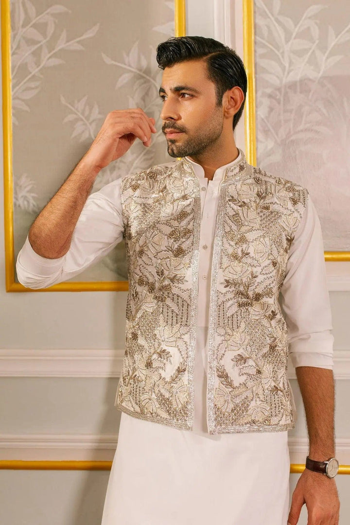 Zayd Waistcoat- Annus Abrar - Mens - raniazara