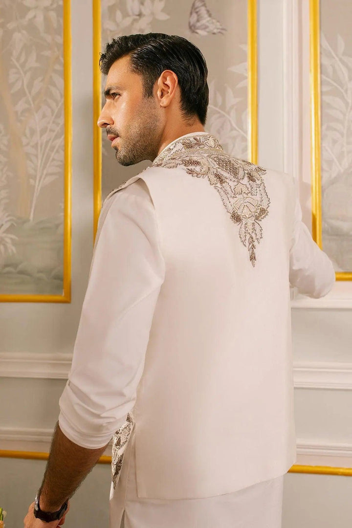 Zayd Waistcoat- Annus Abrar - Mens - raniazara