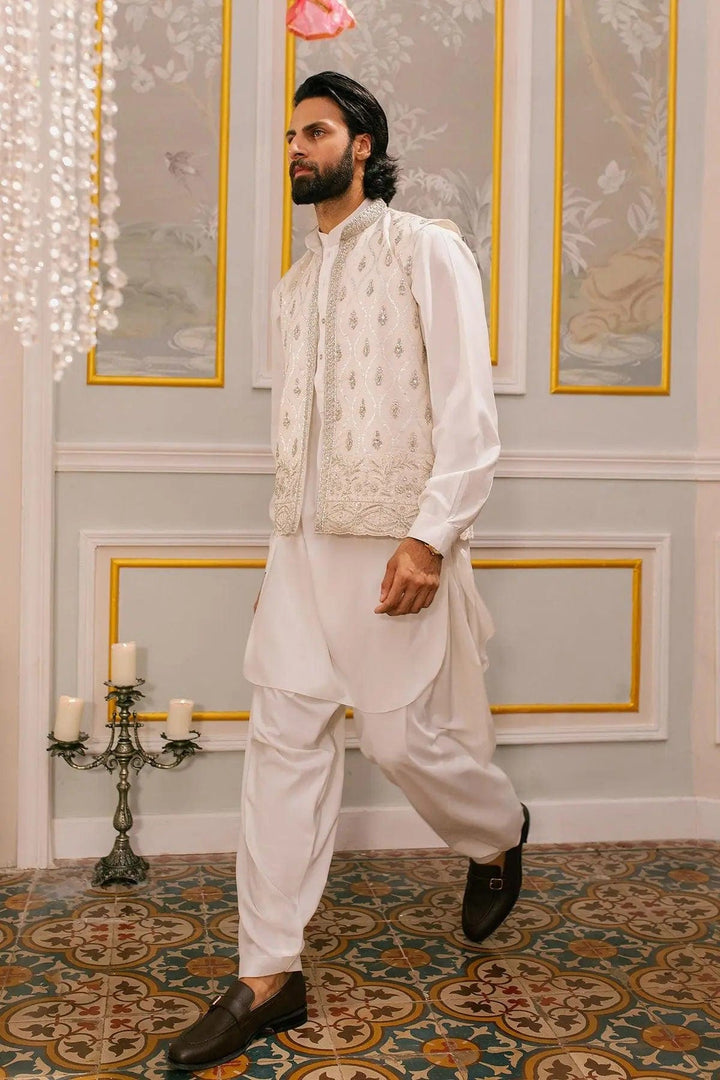 Meraj Waistcoat - Annus Abrar - Mens - raniazara