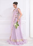 LABELLA LAVENDER LENGHA CHOLI WITH DRAPED DUPATTA