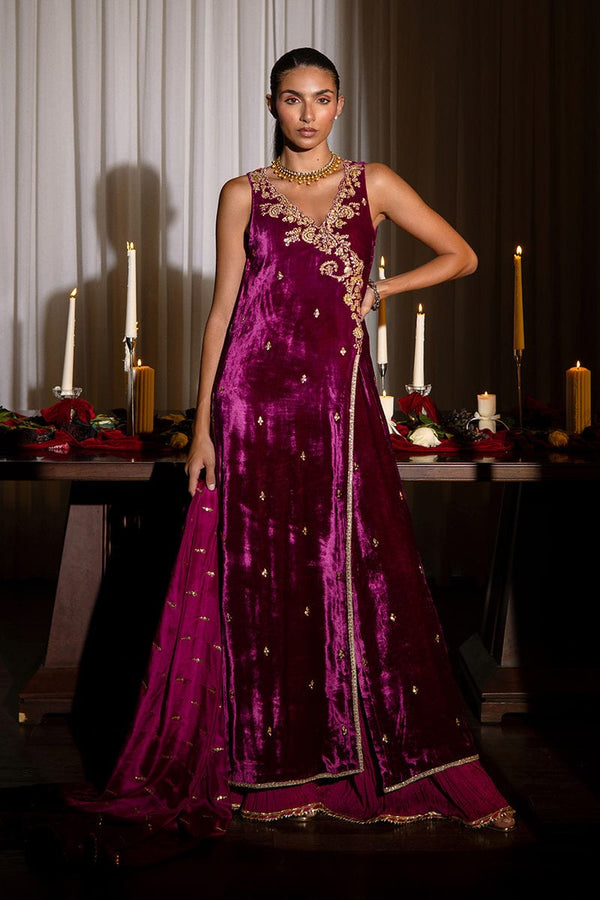 Alana - Ansab Jahangir - Velvet Suit - raniazara