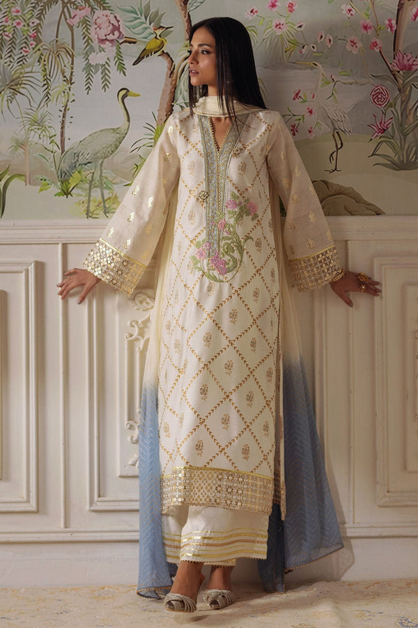 Fasila (Shirt, Pants and Dupatta) - Annus Abrar