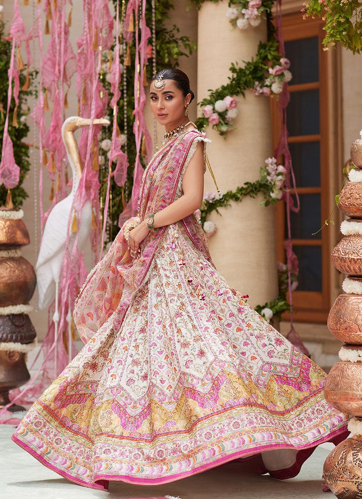 Rinesa Ivory Lehenga Choli - Farah Talib Aziz - Bridal - raniazara