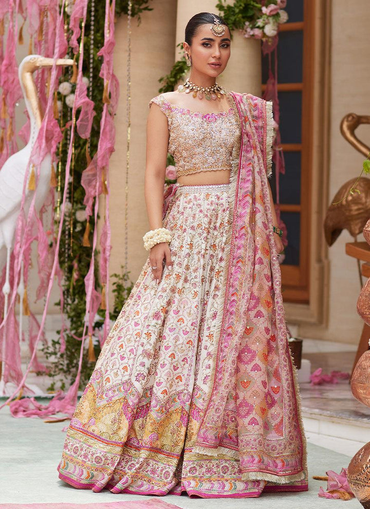 Rinesa Ivory Lehenga Choli - Farah Talib Aziz - Bridal - raniazara