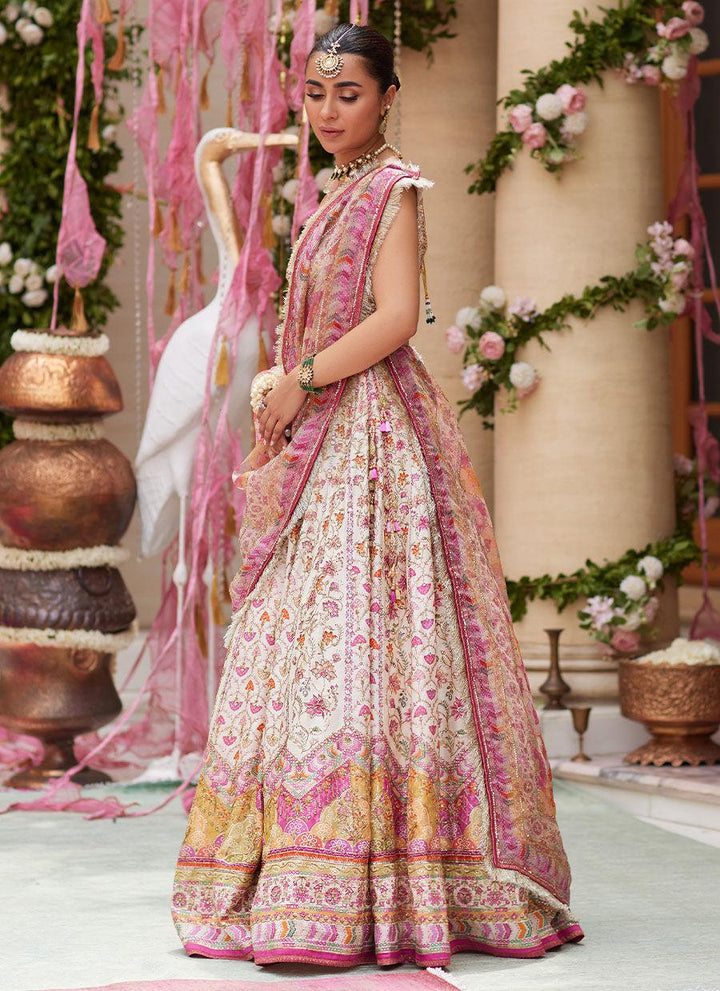 Rinesa Ivory Lehenga Choli - Farah Talib Aziz - Bridal - raniazara