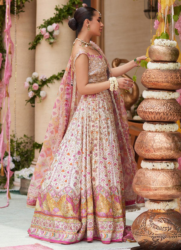 Rinesa Ivory Lehenga Choli - Farah Talib Aziz - Bridal - raniazara
