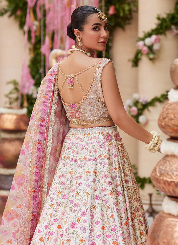 Rinesa Ivory Lehenga Choli - Farah Talib Aziz - Bridal - raniazara