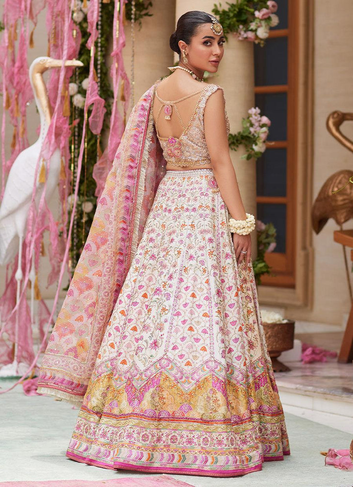Rinesa Ivory Lehenga Choli - Farah Talib Aziz - Bridal - raniazara