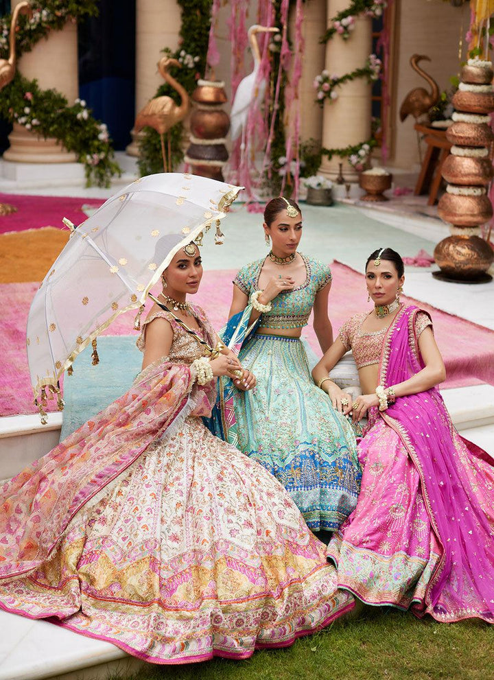 Rinesa Ivory Lehenga Choli - Farah Talib Aziz - Bridal - raniazara