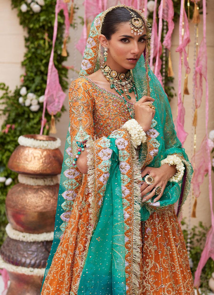 Zerya Rust Kalidaar - Farah Talib Aziz - Bridal - raniazara