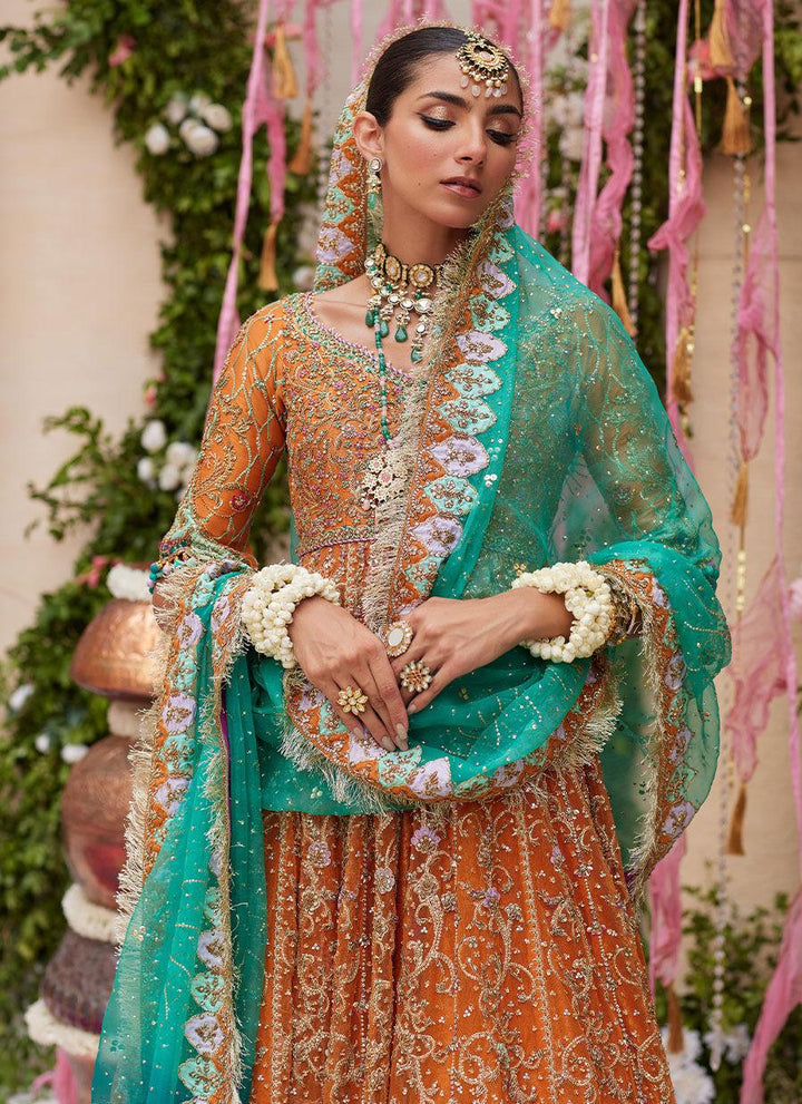 Zerya Rust Kalidaar - Farah Talib Aziz - Bridal - raniazara