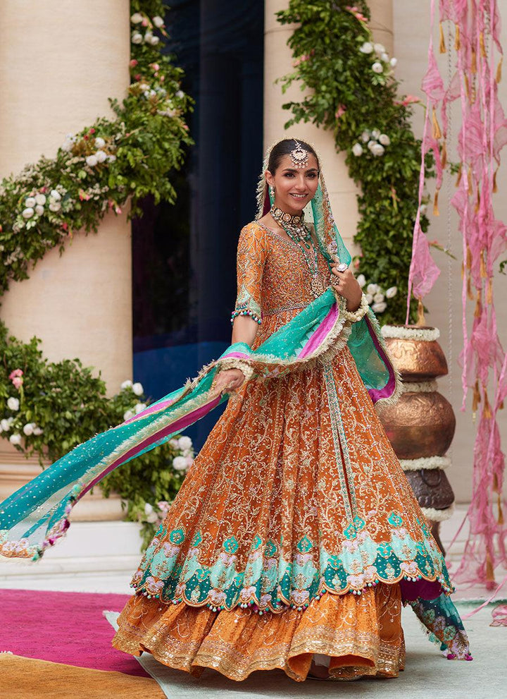 Zerya Rust Kalidaar - Farah Talib Aziz - Bridal - raniazara