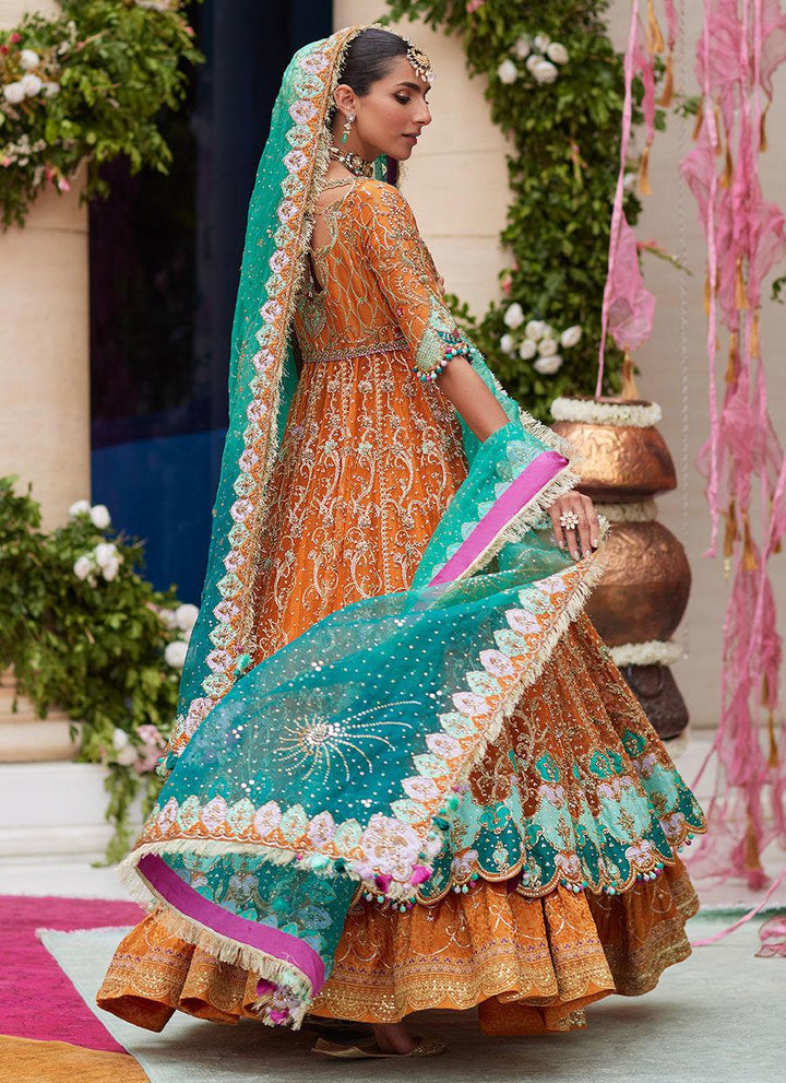 Zerya Rust Kalidaar - Farah Talib Aziz - Bridal - raniazara