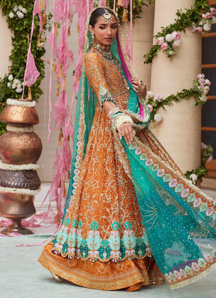 Zerya Rust Kalidaar - Farah Talib Aziz - Bridal - raniazara