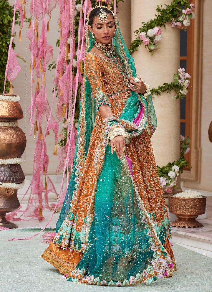 Zerya Rust Kalidaar - Farah Talib Aziz - Bridal - raniazara