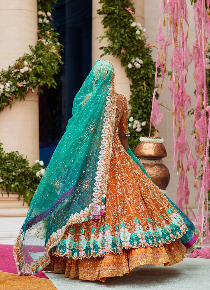 Zerya Rust Kalidaar - Farah Talib Aziz - Bridal - raniazara