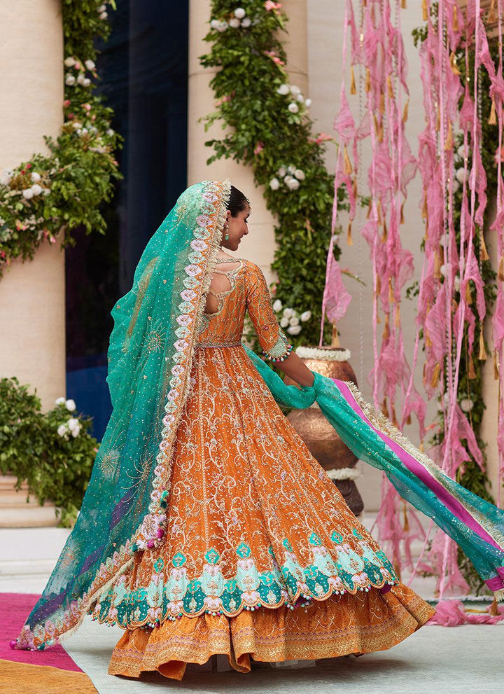 Zerya Rust Kalidaar - Farah Talib Aziz - Bridal - raniazara
