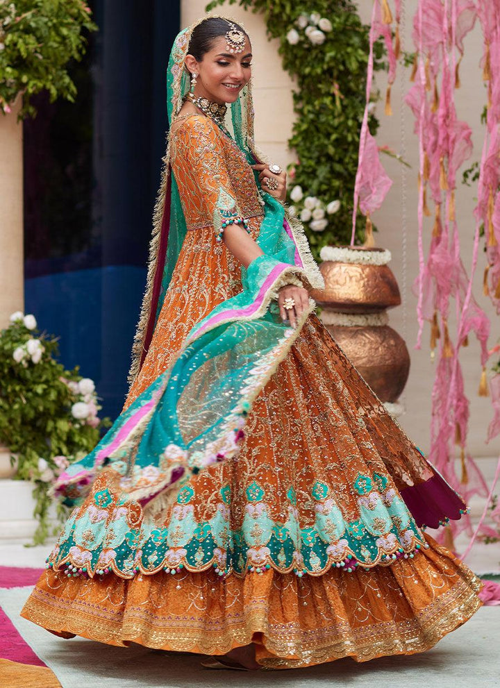 Zerya Rust Kalidaar - Farah Talib Aziz - Bridal - raniazara
