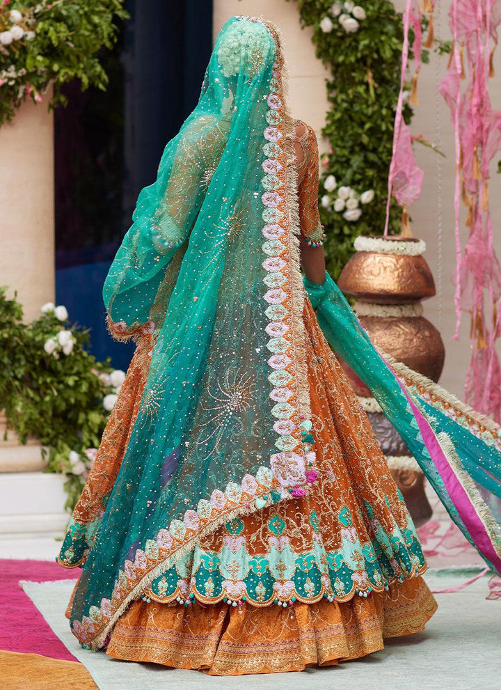 Zerya Rust Kalidaar - Farah Talib Aziz - Bridal - raniazara