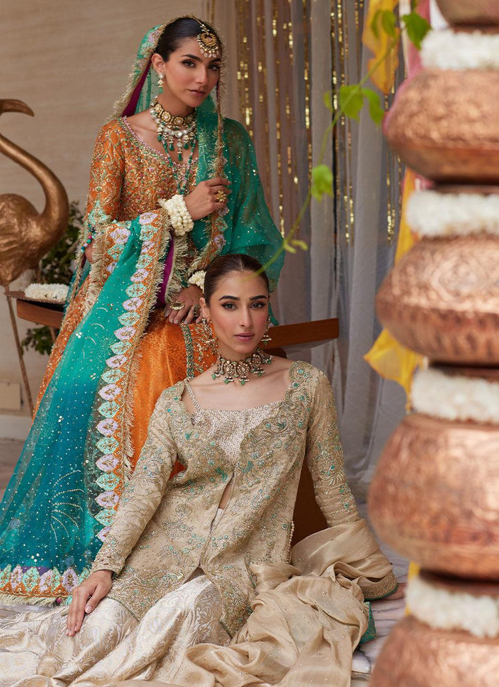 Zerya Rust Kalidaar - Farah Talib Aziz - Bridal - raniazara