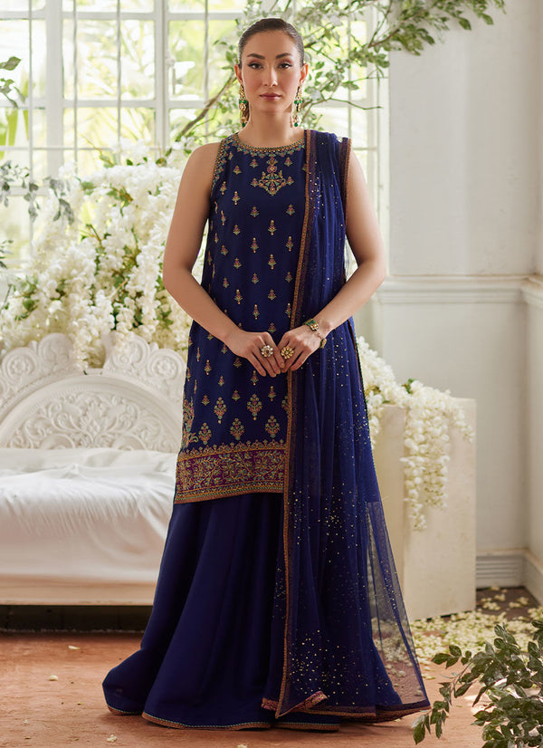 Talia Shirt and Dupatta - Farah Talib Aziz - Casual Suit - Pret - raniazara