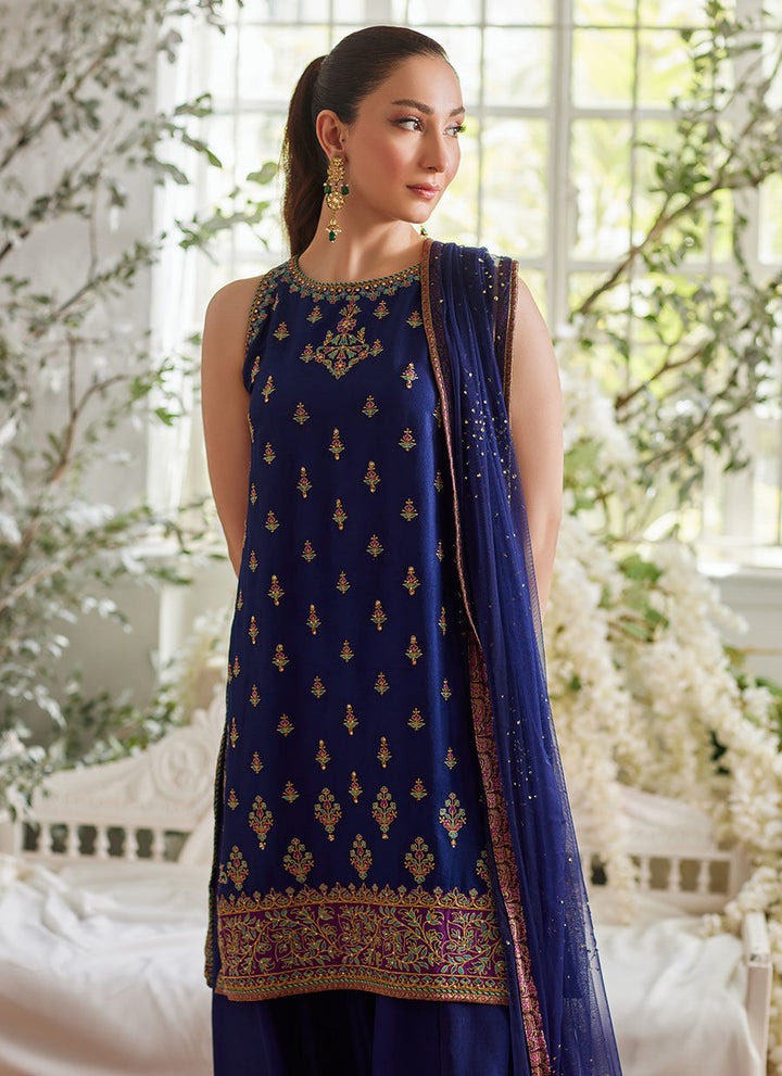 Talia Shirt and Dupatta - Farah Talib Aziz - Casual Suit - Pret - raniazara