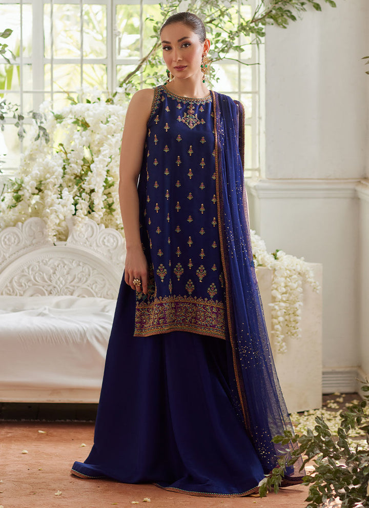 Talia Shirt and Dupatta - Farah Talib Aziz - Casual Suit - Pret - raniazara