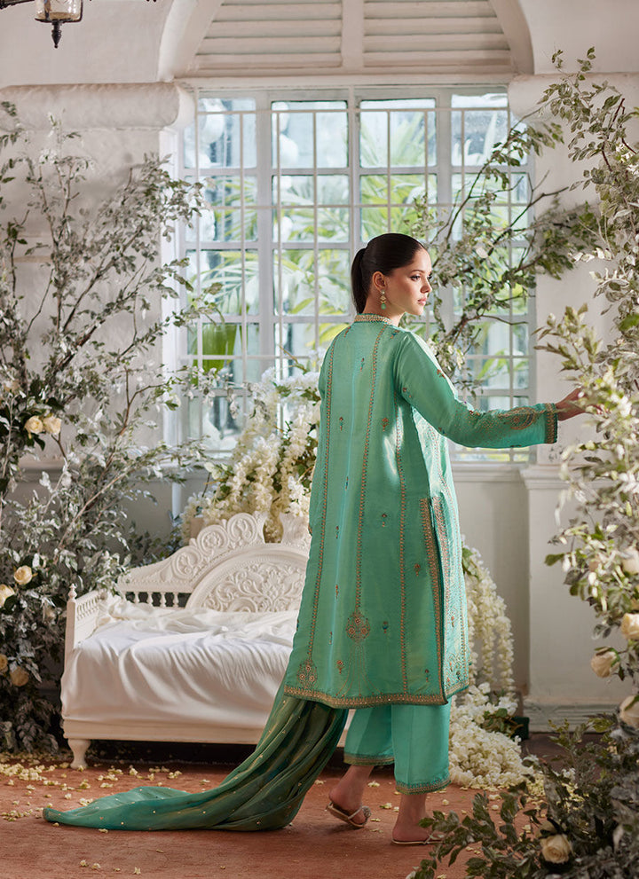 Mereen ferozi Shirt and Dupatta - Farah Talib Aziz - Casual Suit - Pret - raniazara