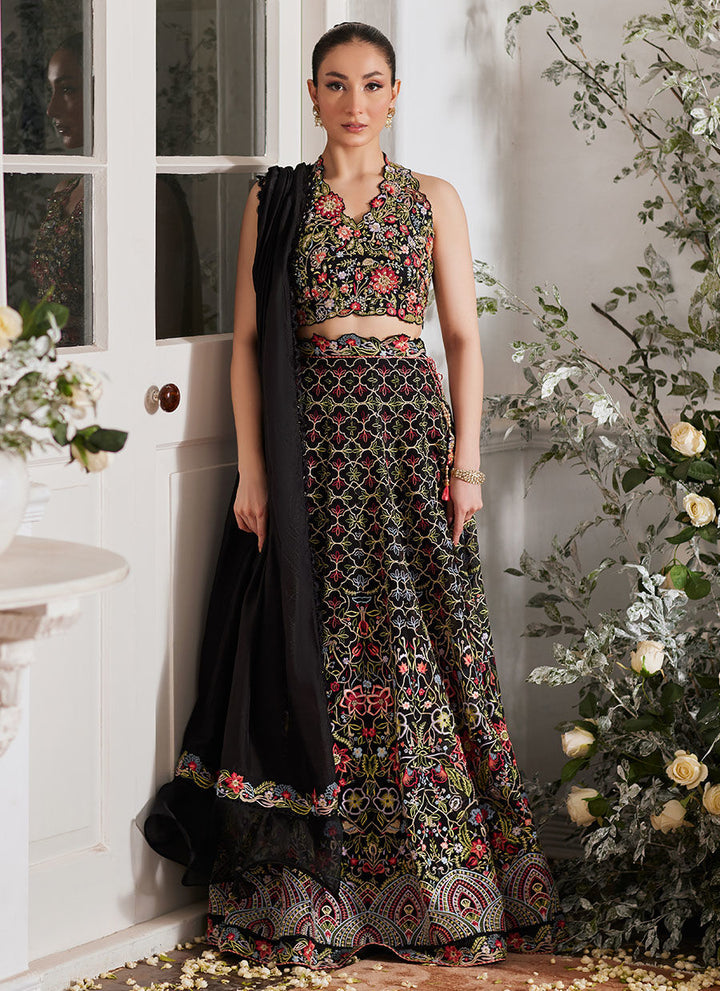 Norelia Lehnga Choli - Farah Talib Aziz - Casual Suit - Pret - raniazara