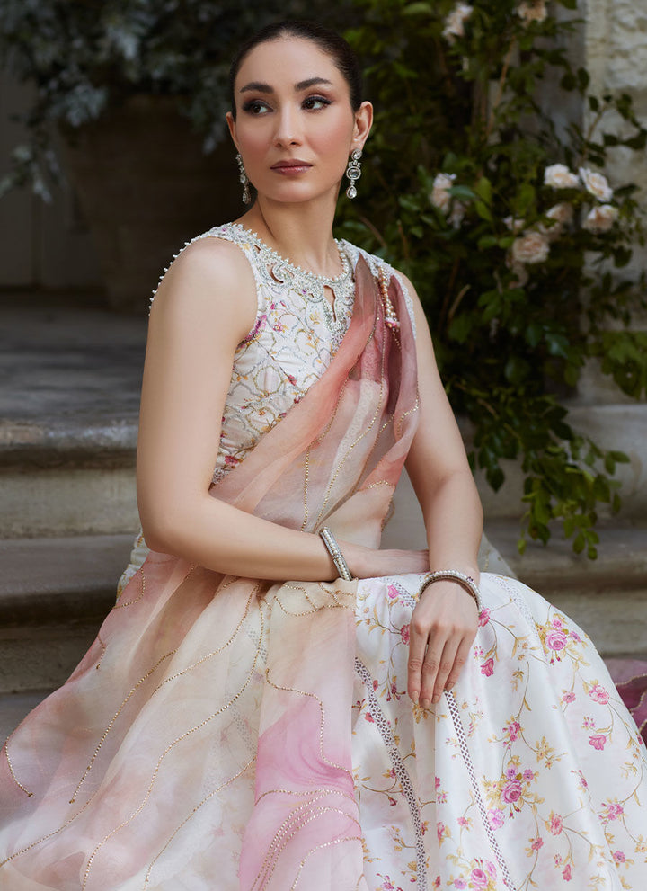 Lina Lehnga Choli - Farah Talib Aziz - Casual Suit - Pret - raniazara