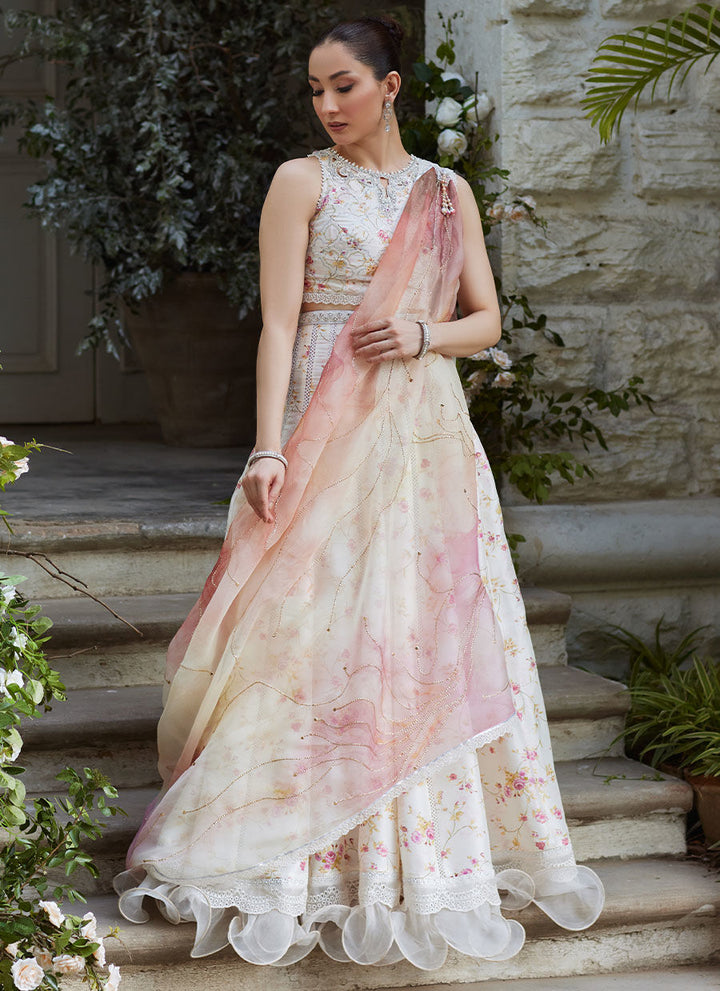 Lina Lehnga Choli - Farah Talib Aziz - Casual Suit - Pret - raniazara