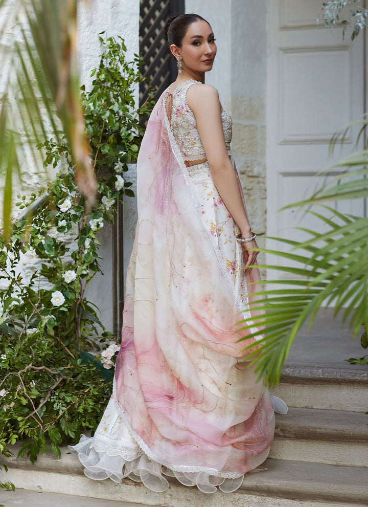 Lina Lehnga Choli - Farah Talib Aziz - Casual Suit - Pret - raniazara