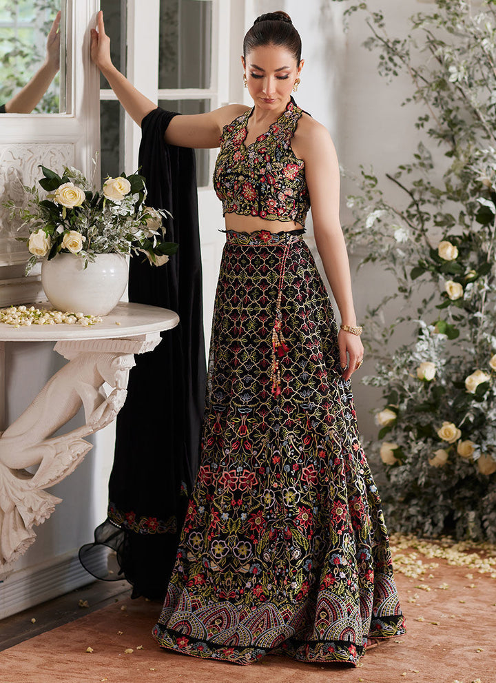Norelia Lehnga Choli - Farah Talib Aziz - Casual Suit - Pret - raniazara