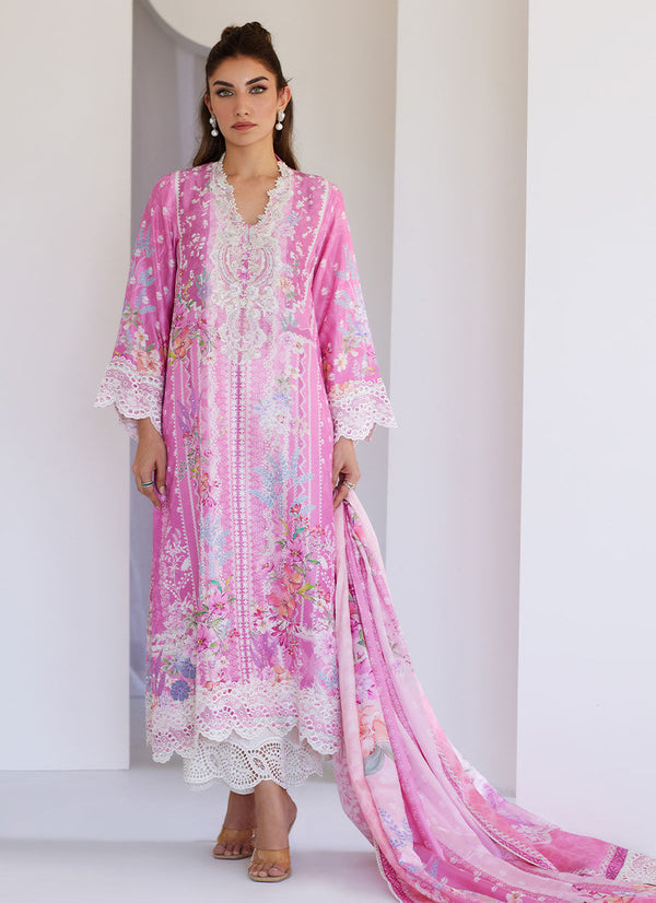 Lyra Pink Shirt And Dupatta - FARAH TALIB AZIZ